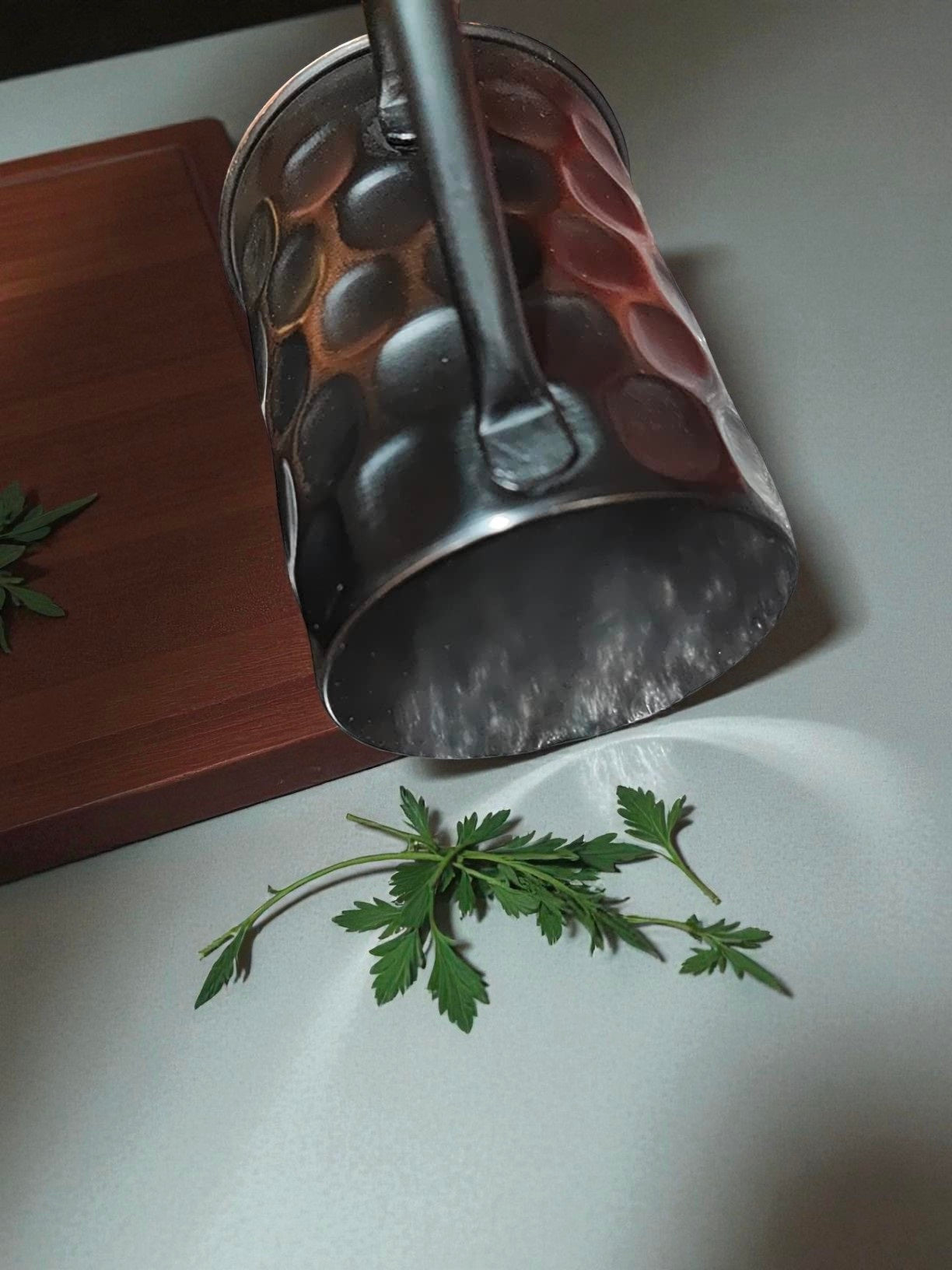 Copper Water Mug | Handcrafted Hammered Finish | Pure Copper Ayurvedic Drinkware Gift Set Pack Of 2 Pc
