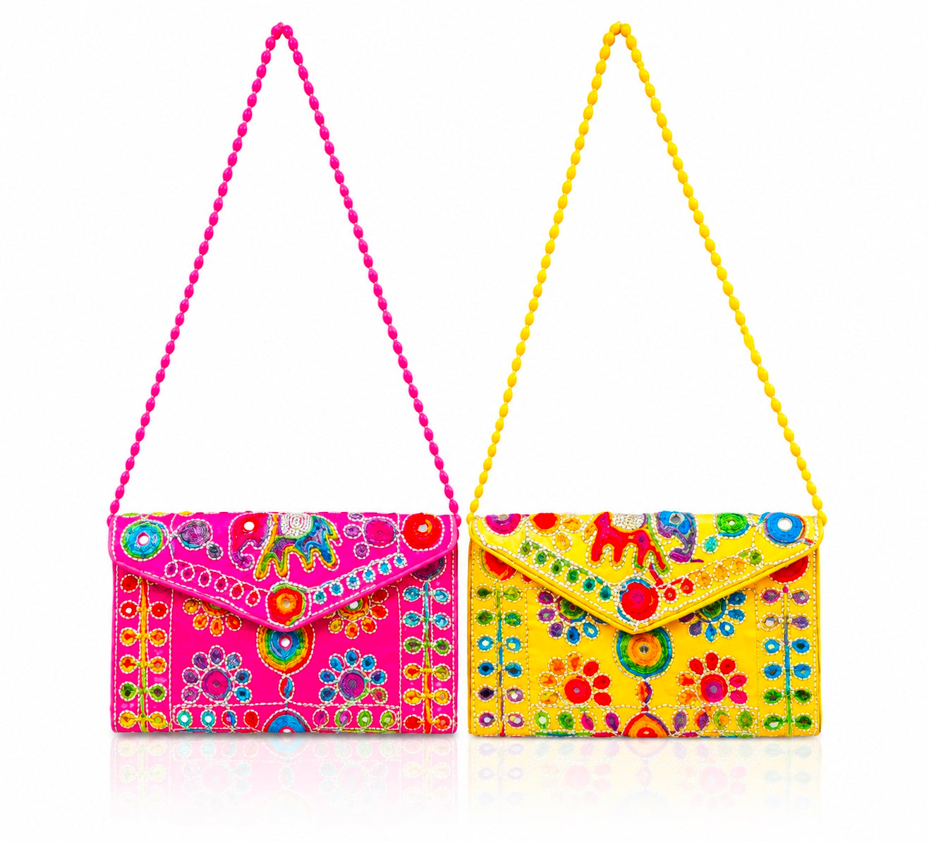 Embroidery Clutch Purse