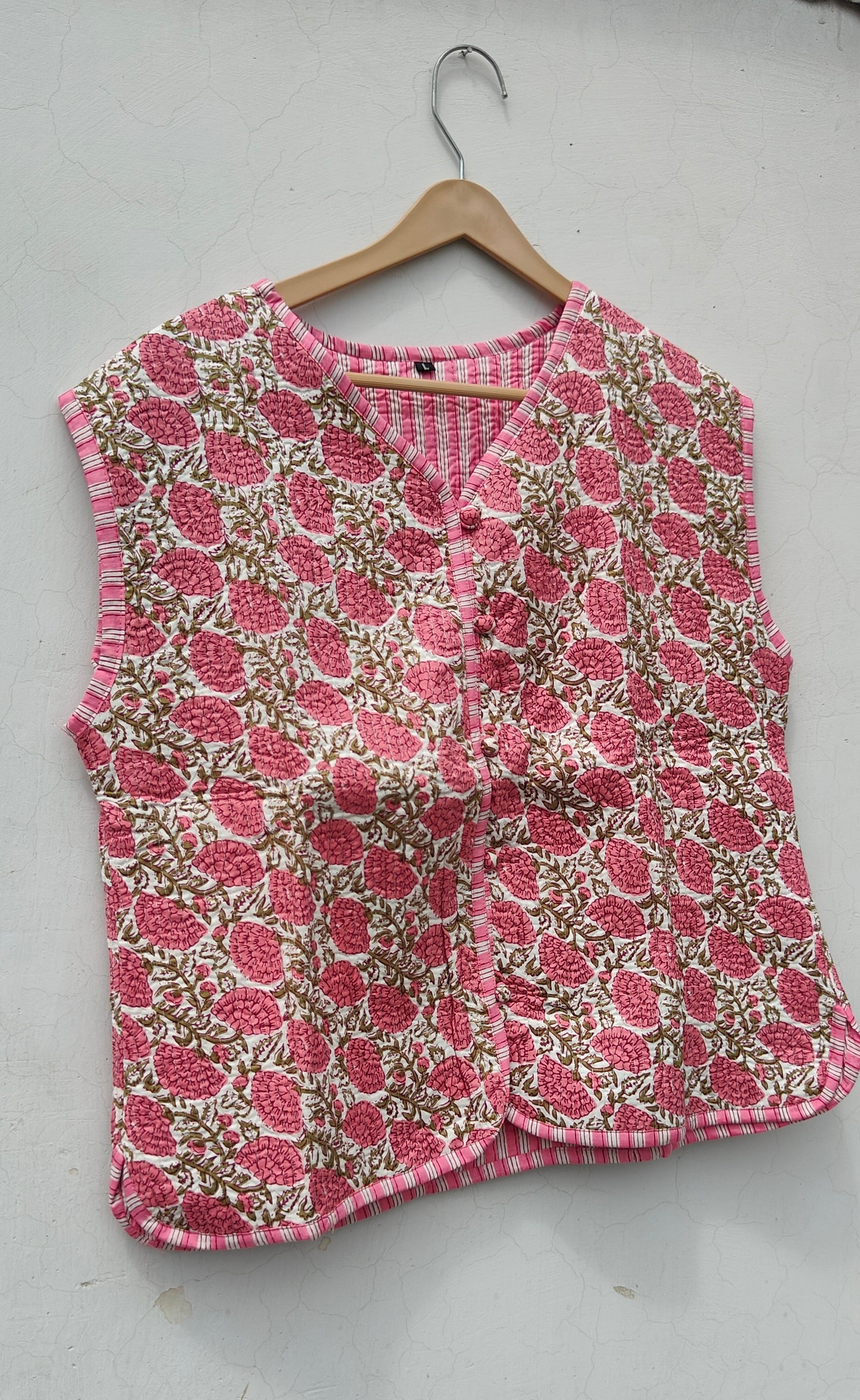 Handmade Cotton Bohemian Quilted Coat Reversible Winter Coat Jacket