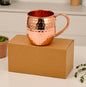 Copper Mugs, 100% Pure Copper Handle mug, Best Travel mug, Bar Gift, Housewarming Gift Set Pack Of 1 Pc