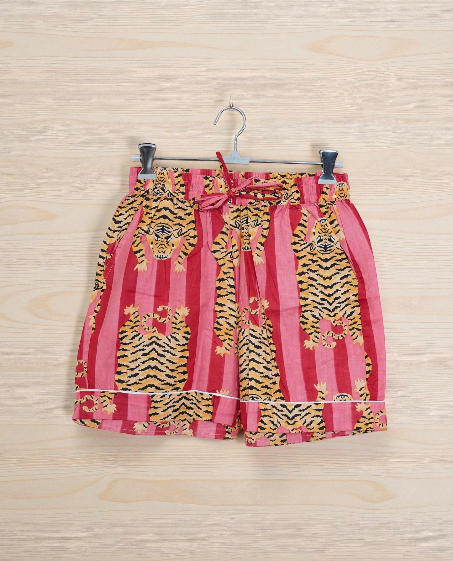 Hand Printed Cotton Pajama Set for Women | Soft Sleepwear Set