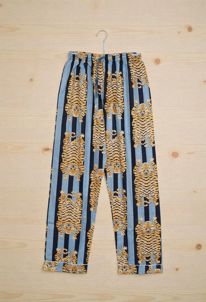 Handmade Cotton Pajama Set for Women | Block Print Loungewear | Cozy Sleep 4 Pcs Set