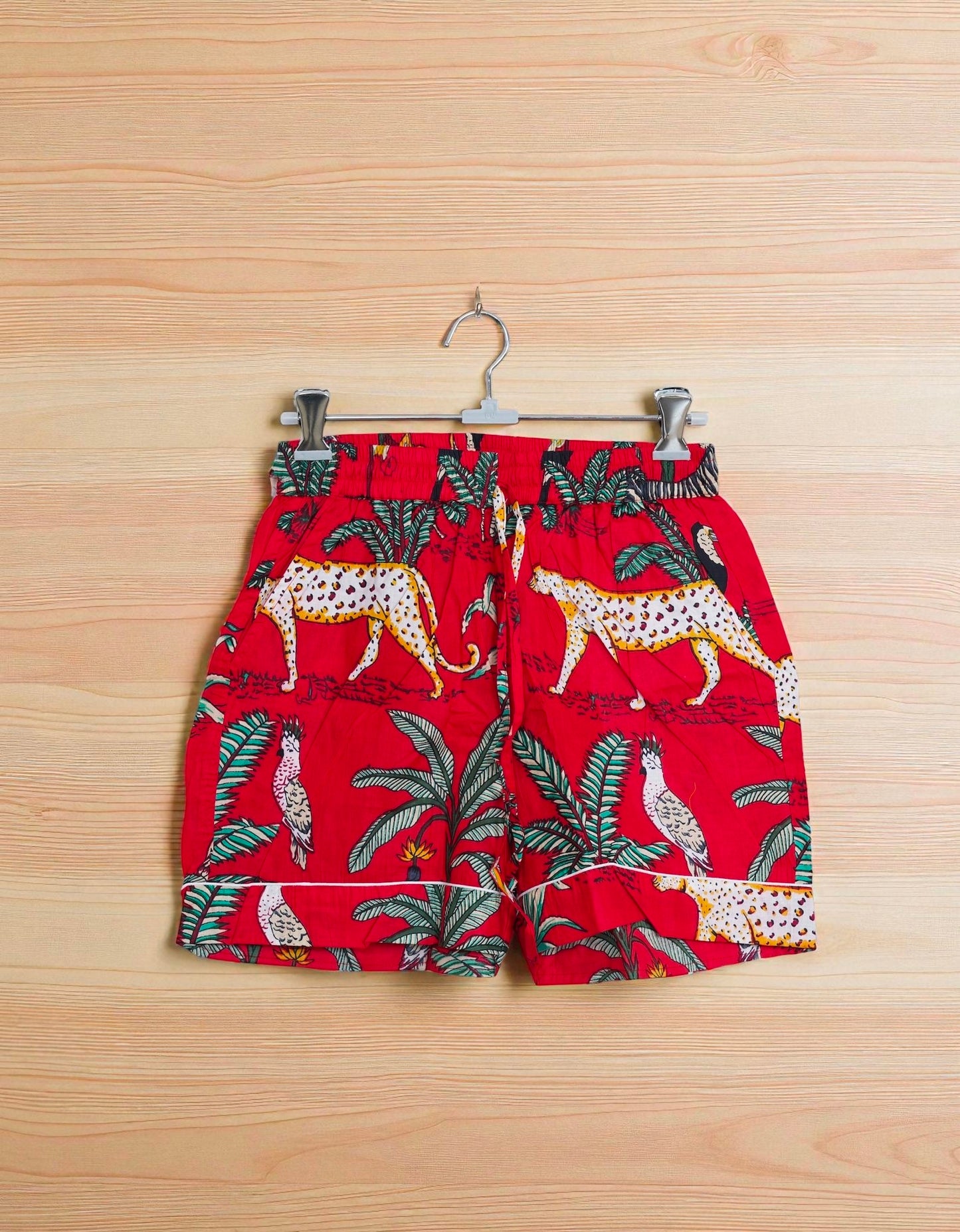 Indian Block Printed Pajama Set | Cotton Sleepwear | Ethnic Handmade Gift 4 Pcs Set