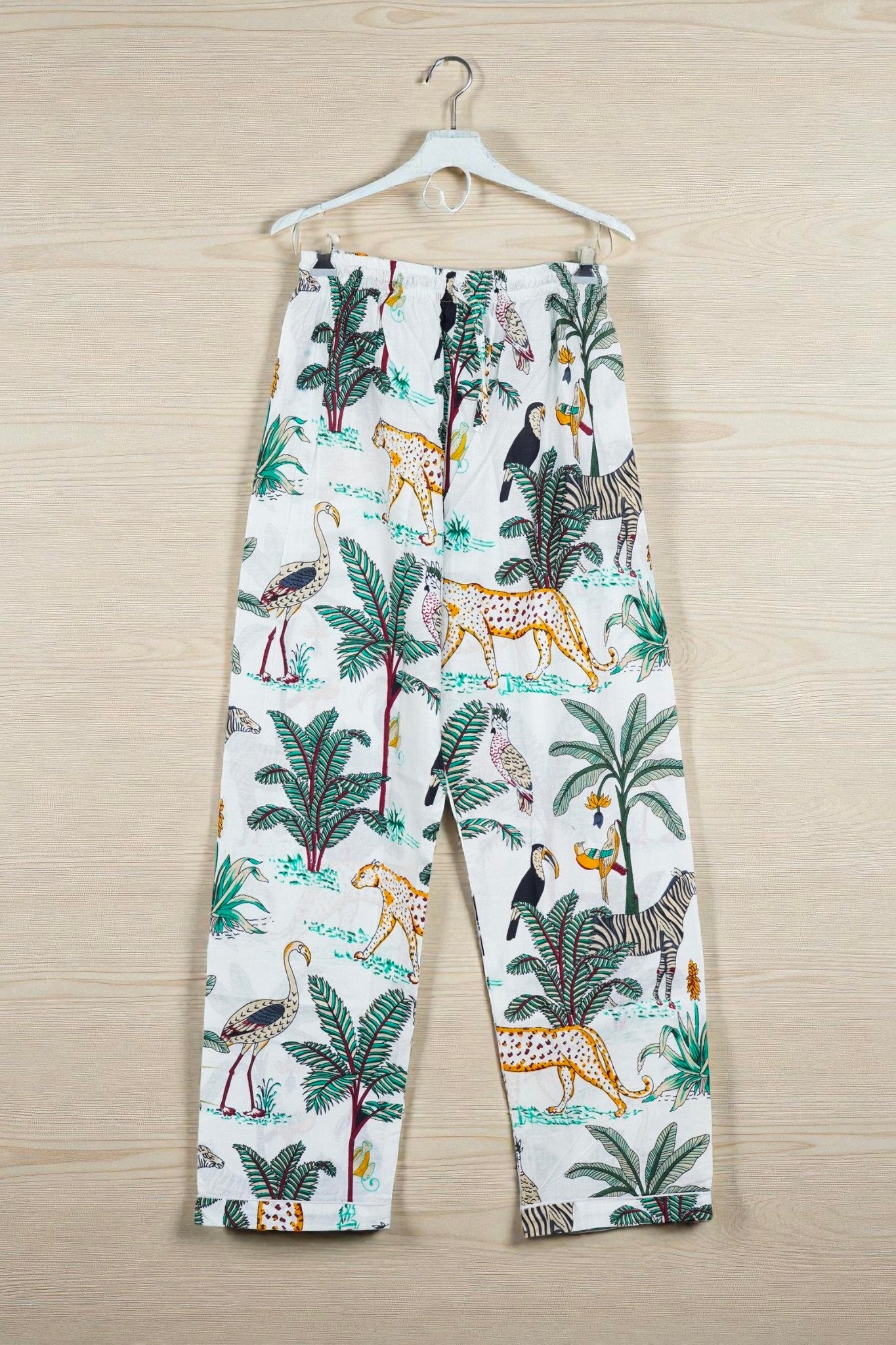 Soft Cotton Women Pajama Set | Hand Printed Sleepwear | Relaxed Fit Loungewear 4 Pcs Set