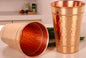Hammered Copper Water Glass Set | Traditional Indian Drinkware Pack Of 2 Pc