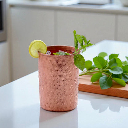 Ayurvedic Copper Glass Set | Healthy Drinking Copper Tumblers Pack Of 2 Pc