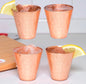 Indian Pure Copper Water Glass | Handmade Drinking Copper Small Cup Pack Of 4 Pc