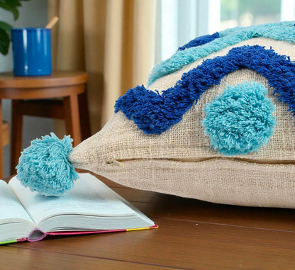 Handmade Cushion Cover Cotton Sofa Decorative Cushion Pillow Cover Cushion Case Pack Of 2