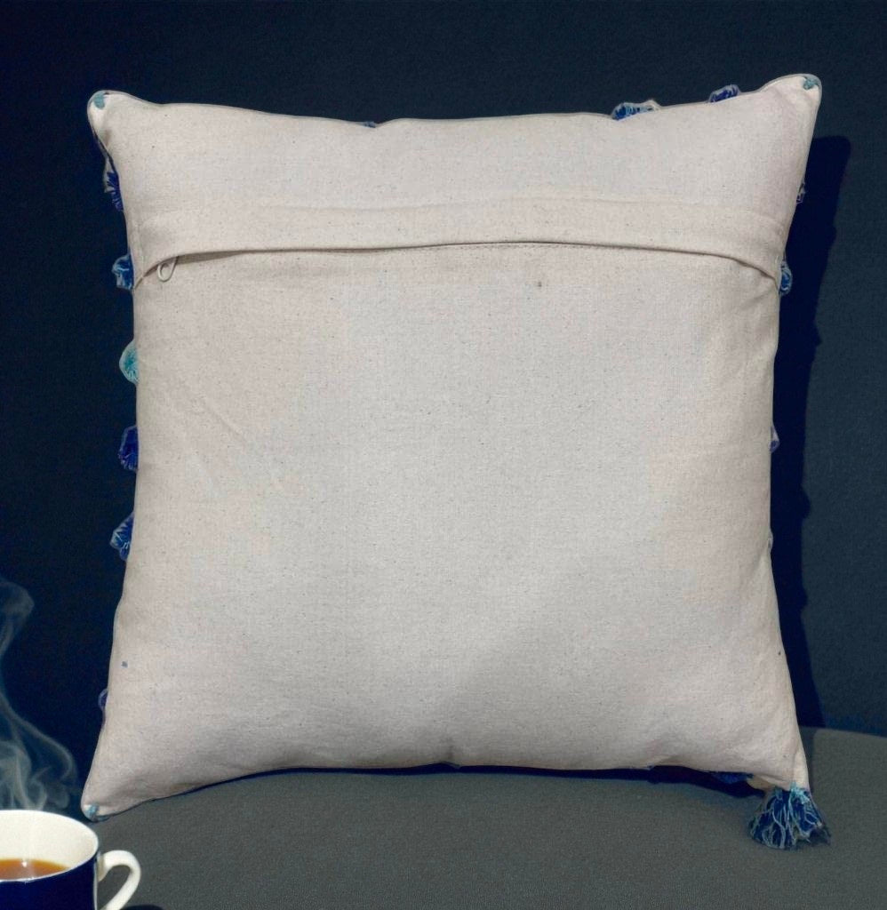 Handmade Cotton Embroidered Cushion Cover – Artistic Home Accent Pack Of 2
