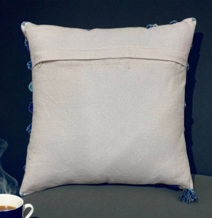 Handmade Cotton Embroidered Cushion Cover – Artistic Home Accent Pack Of 2