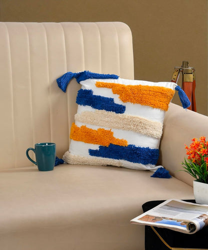 Embroidered Cotton Cushion Cover Handmade Pillow Cover Pack Of 2