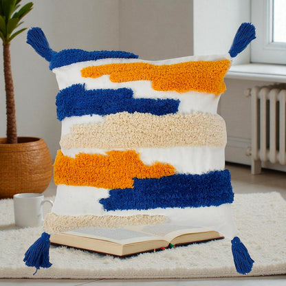 Embroidered Cotton Cushion Cover Handmade Pillow Cover Pack Of 2