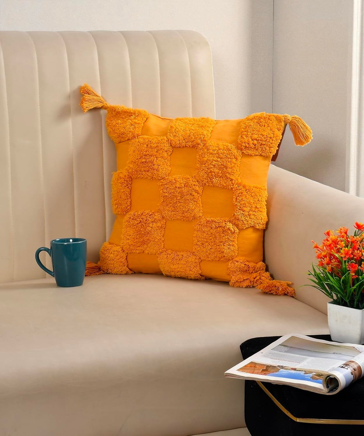 Indian Handmade Cotton Cushion Cover Decorative Cushion Pillow Cover Cushion Case Pack Of 2