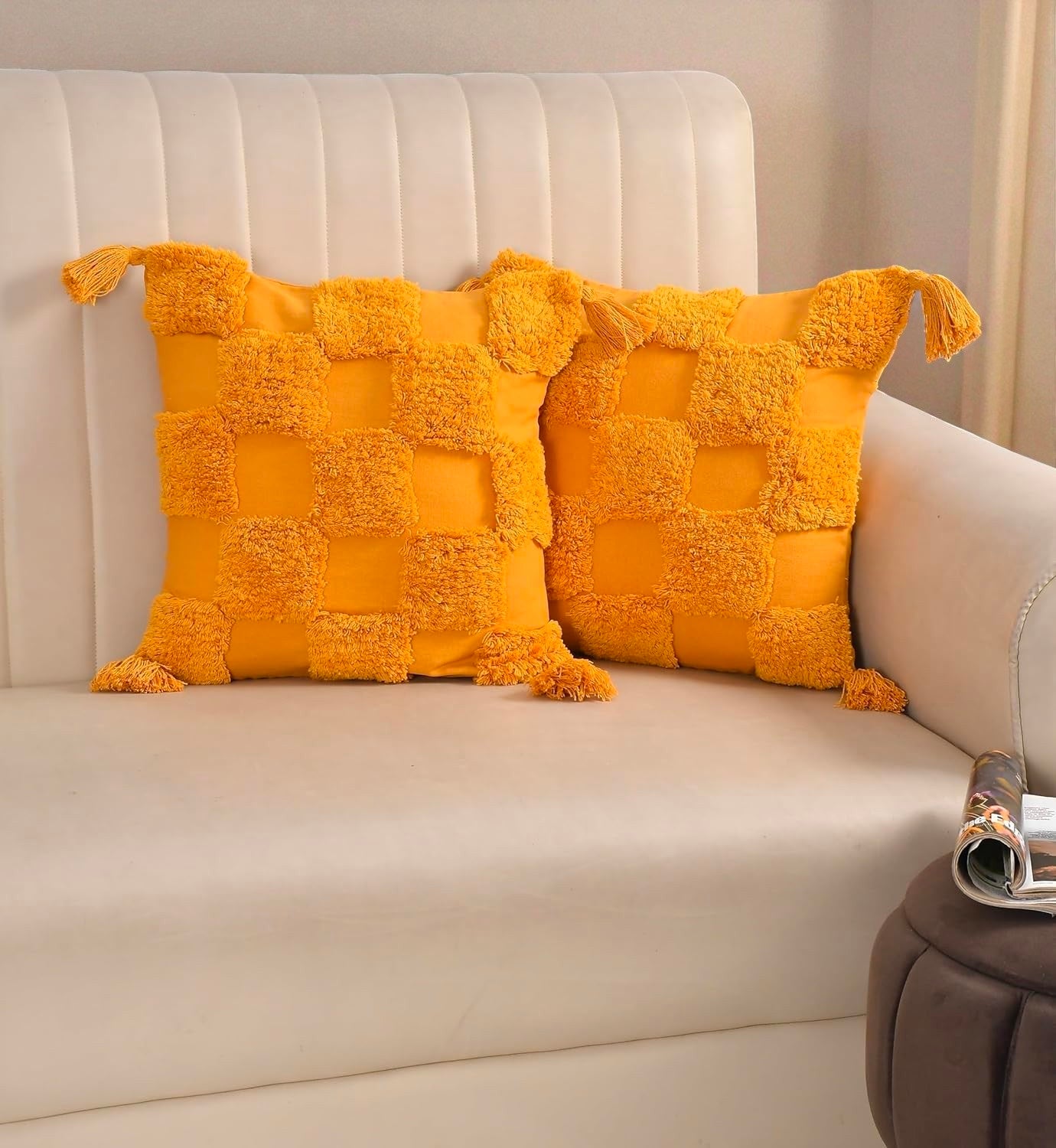 Indian Handmade Cotton Cushion Cover Decorative Cushion Pillow Cover Cushion Case Pack Of 2