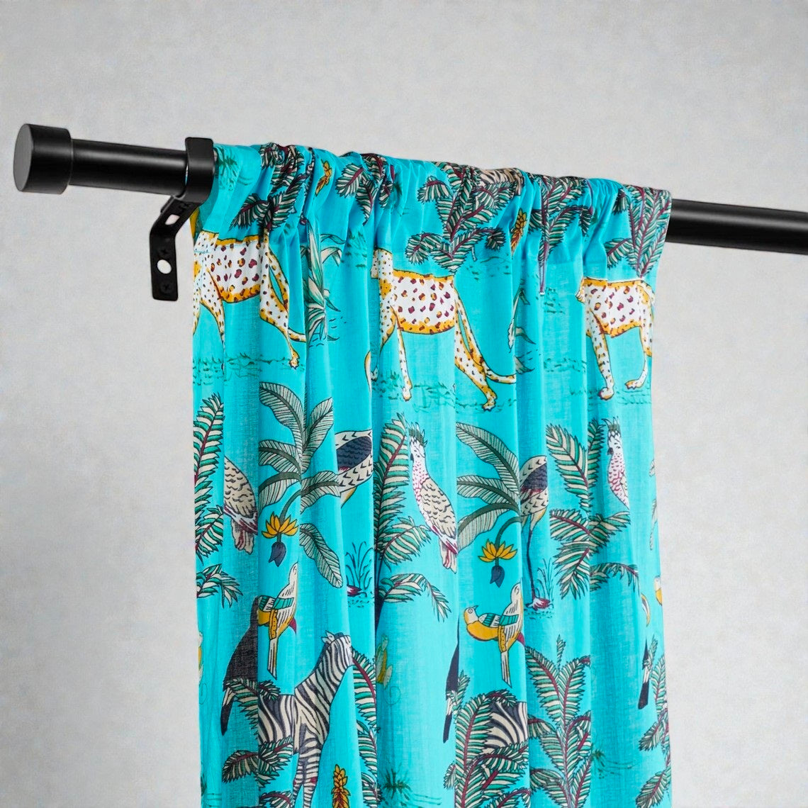 Ethnic Indian Block Print Curtains – 100% Cotton Window Panels