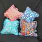 Hand Block Print Cotton Cushion Covers Cotton Sofa Decorative Cushion Pillow Cover Cushion Case 16" X 16" Inch Pack Of 4