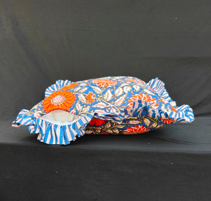 Hand Block Decorative Cushion Pillow Cover Cushion Case Pack Of 2
