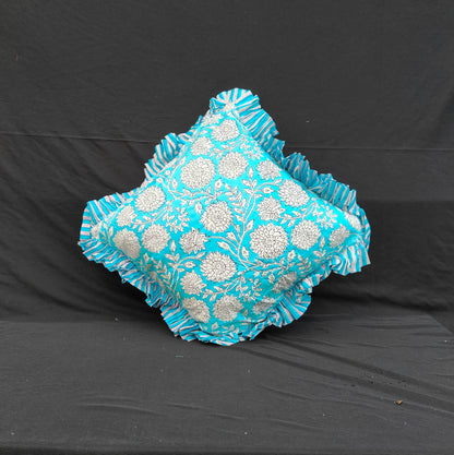 Indian Hand Block Decorative Cushion Cover Cotton Sofa Decorative Cushion Pillow Cover Cushion Case Pack Of 2