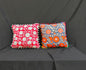 Indian Hand Block Cotton Cushion Cover 16" X 16" Inch Pillow Cover Pack Of 2