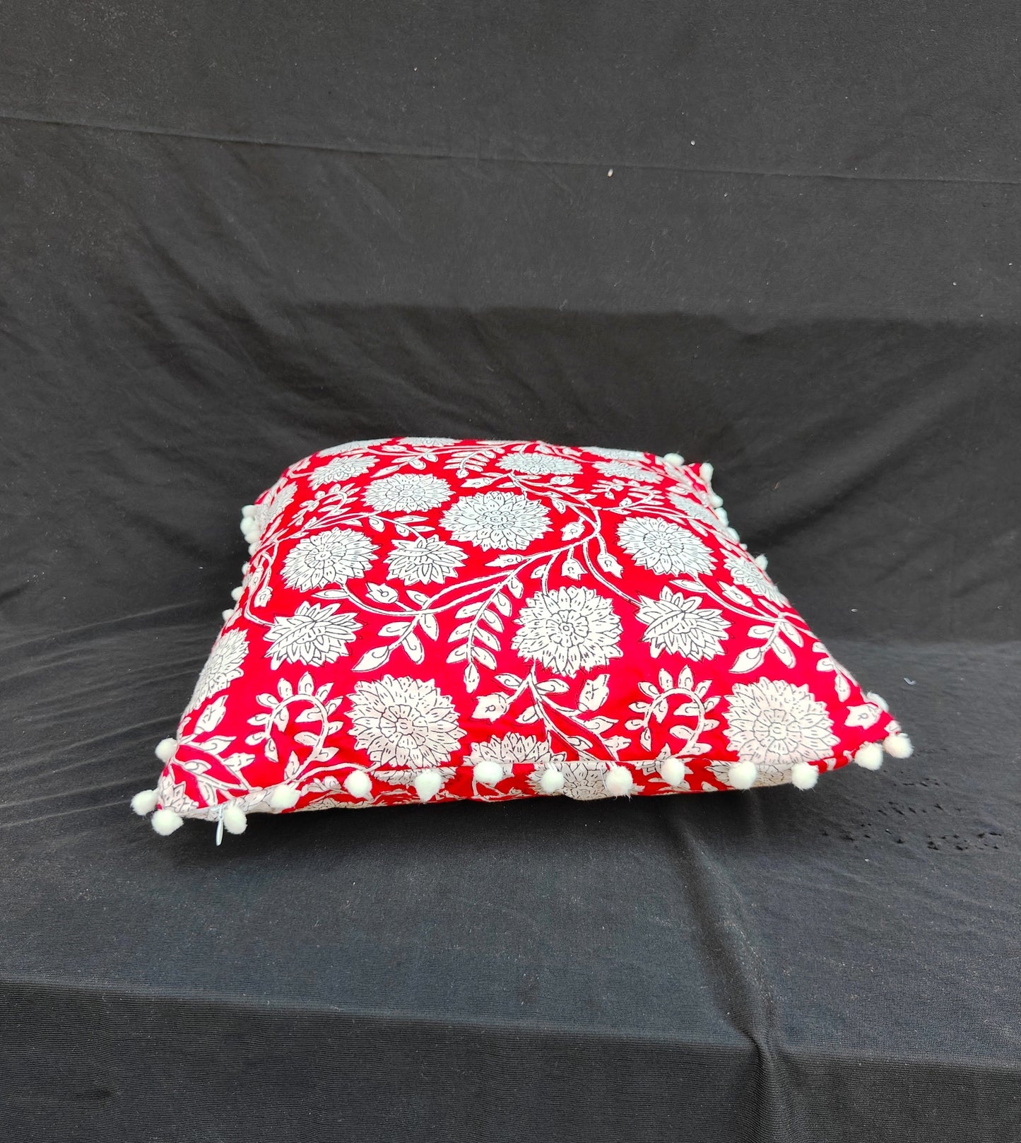 Indian Hand Block Cotton Pillow Cover 16x16 Inch Pillow Cover Cushion Covers Pack Of 4