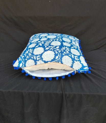 Indian Hand Block Cotton Cushion Cover 16" X 16" Inch Pillow Cover Pack Of 2