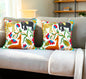Handmade Embroidered Suzani Pillow Cover 16x16 Inch Cushion Covers Pack Of 2