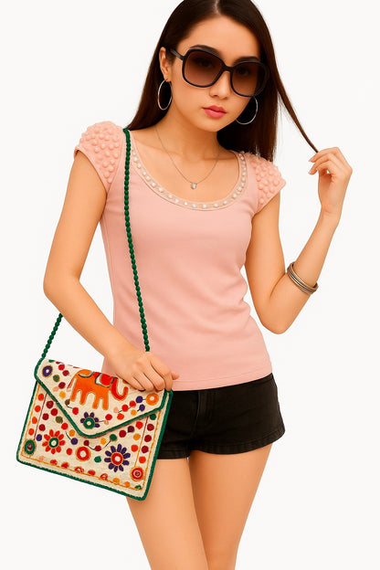 Clutch Bags Sling Bags Cross Body Bags for Women 30X20 Cm Perfect for Wedding & Party Looks
