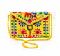 Handmade Indian Embroidered Clutch Bag for Women, Ethnic Designer Purse for Weddings & Parties