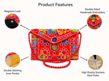 Handmade Quilted Cotton Tote Bag With Matching Embroidery Clutch, Floral Shoulder Bag, Everyday Market Tote