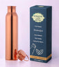 Handcrafted Handal Pure Copper Water Bottle for Drinking Water, 34 Oz Leak-Proof