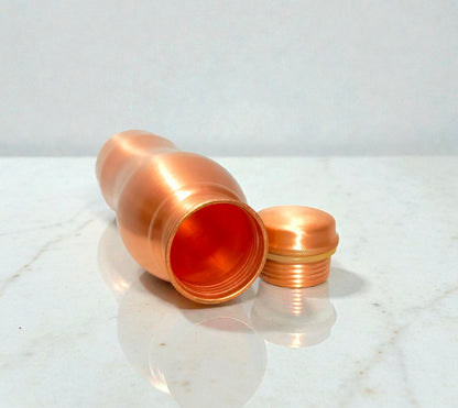 100% Pure Copper Bottle | Traditional Ayurvedic Design | Eco-Friendly Drinkware