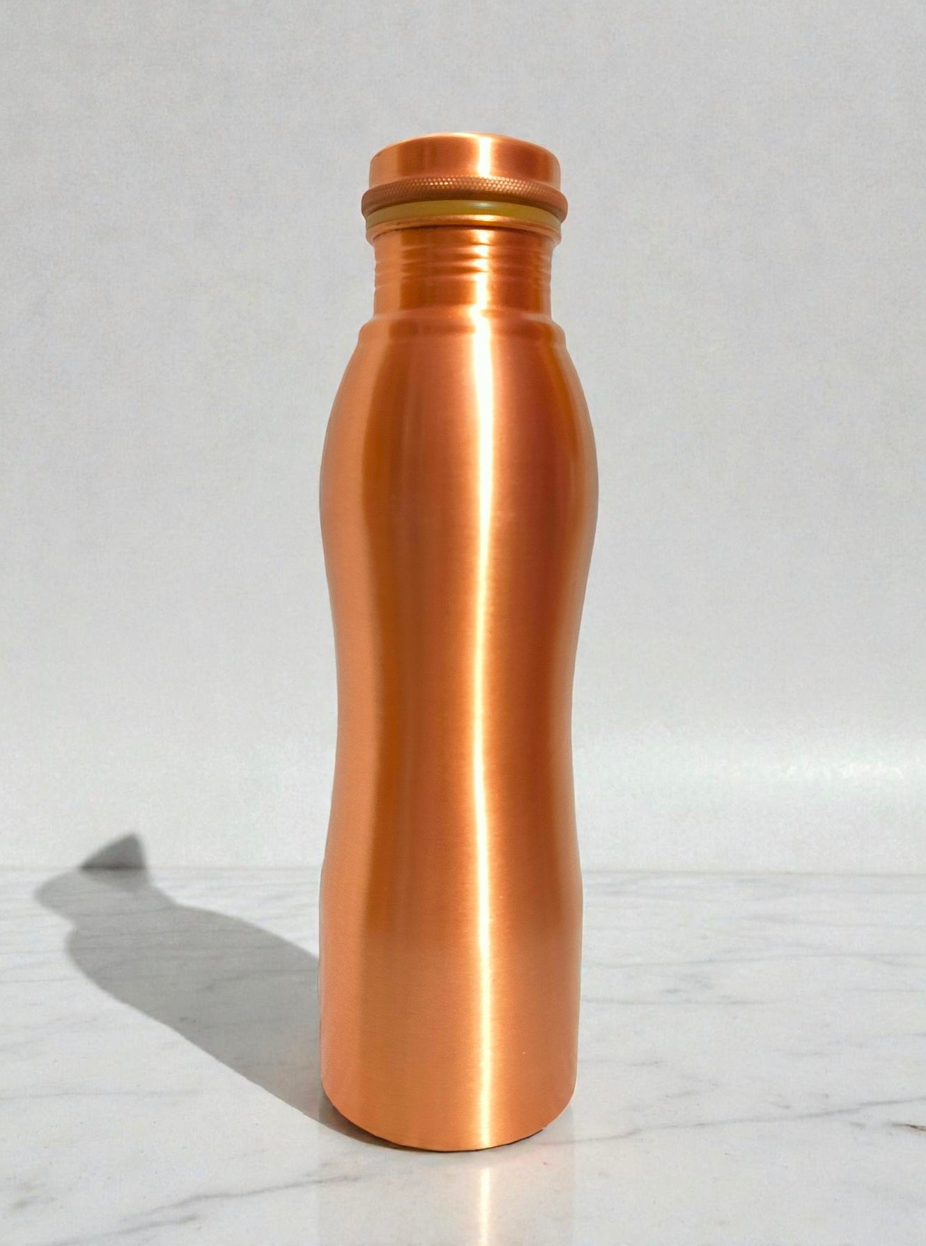 100% Pure Copper Bottle | Traditional Ayurvedic Design | Eco-Friendly Drinkware