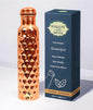 Copper Bottle 100% Pure Copper BPA-Free Water Bottle | Copper-Infused Water | Leak Proof | Office Use | Boosts Immunity | Supports Digestive & Liver Health | Ayurveda Inspired