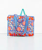 Quilted Tote Bag, Shopping Handbag, Big Grocery Tote Bag, Handprint Cotton Bag, Travel Gifts
