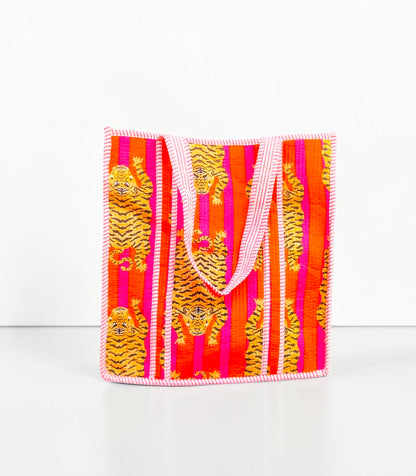 Indian Handmade Cotton Quilted Bag Boho Tote for Everyday Use