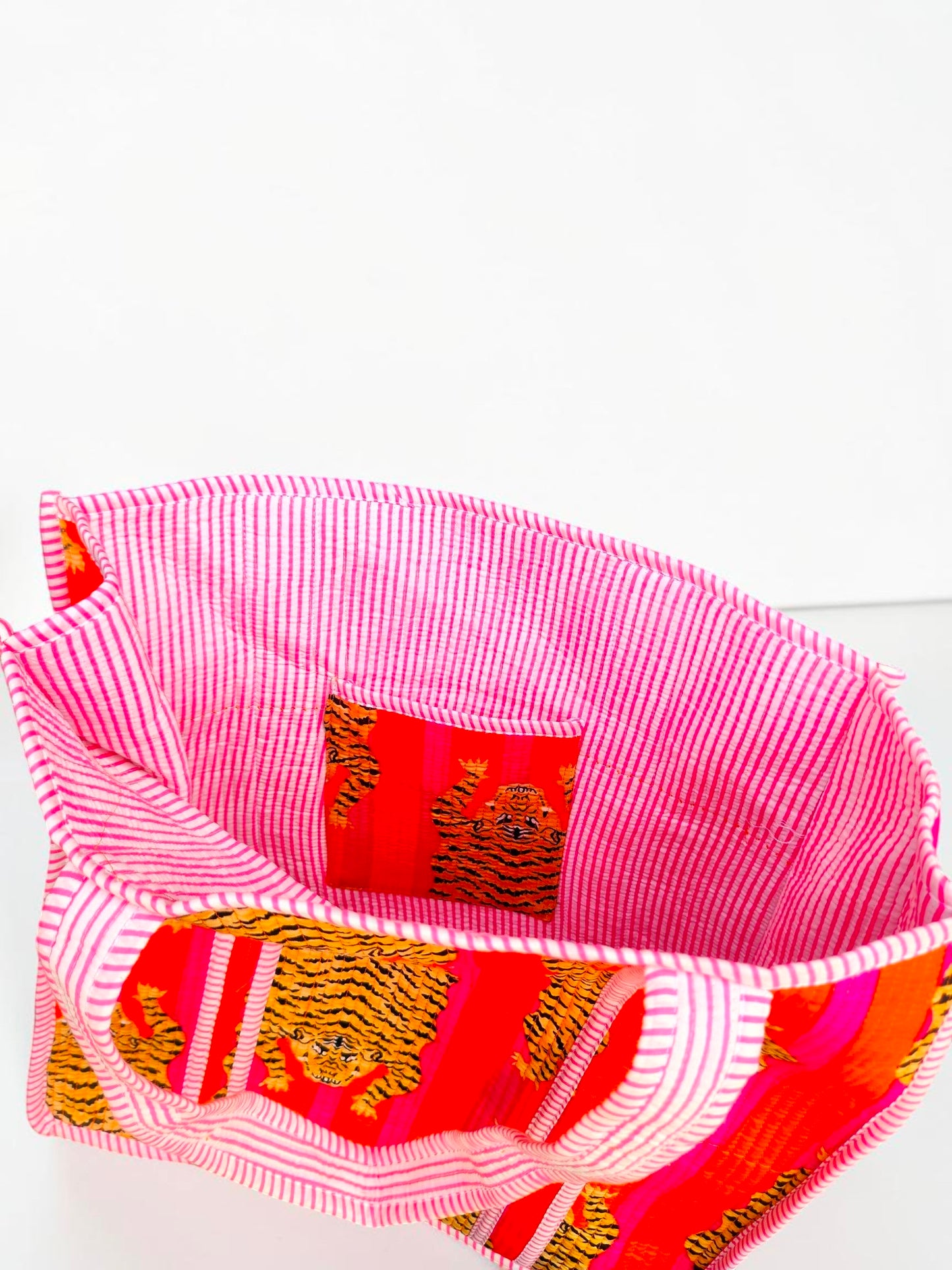 Indian Handmade Cotton Quilted Bag Boho Tote for Everyday Use