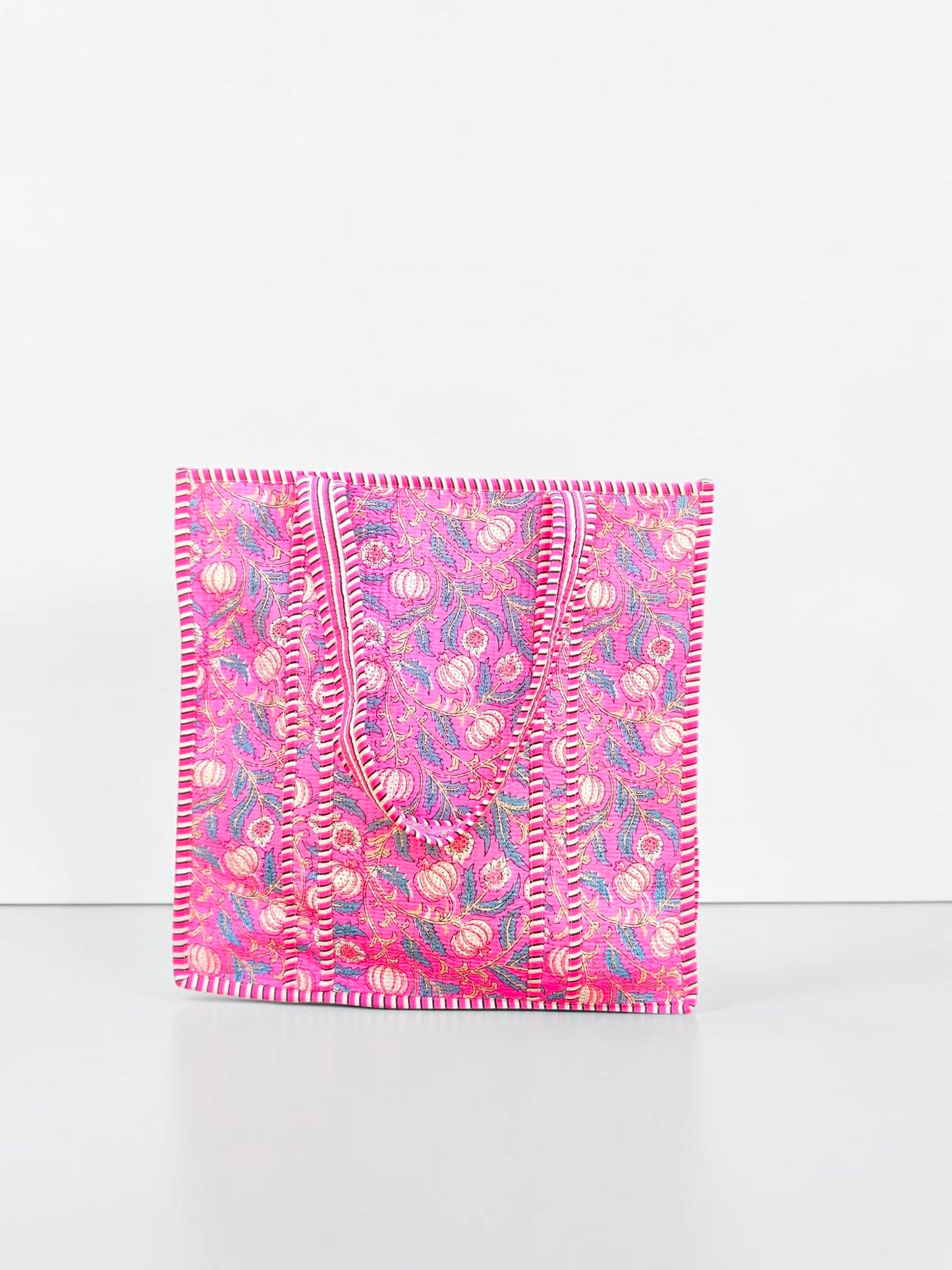 Handmade Cotton Quilted Bag – Boho Tote for Everyday Use