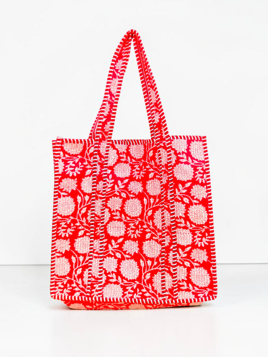Indian Handmade Cotton Quilted Bag – Boho Tote for Everyday Use