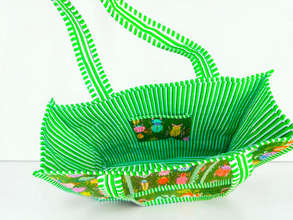 Artistic Quilted Bag – Handmade Ethnic Pattern Tote