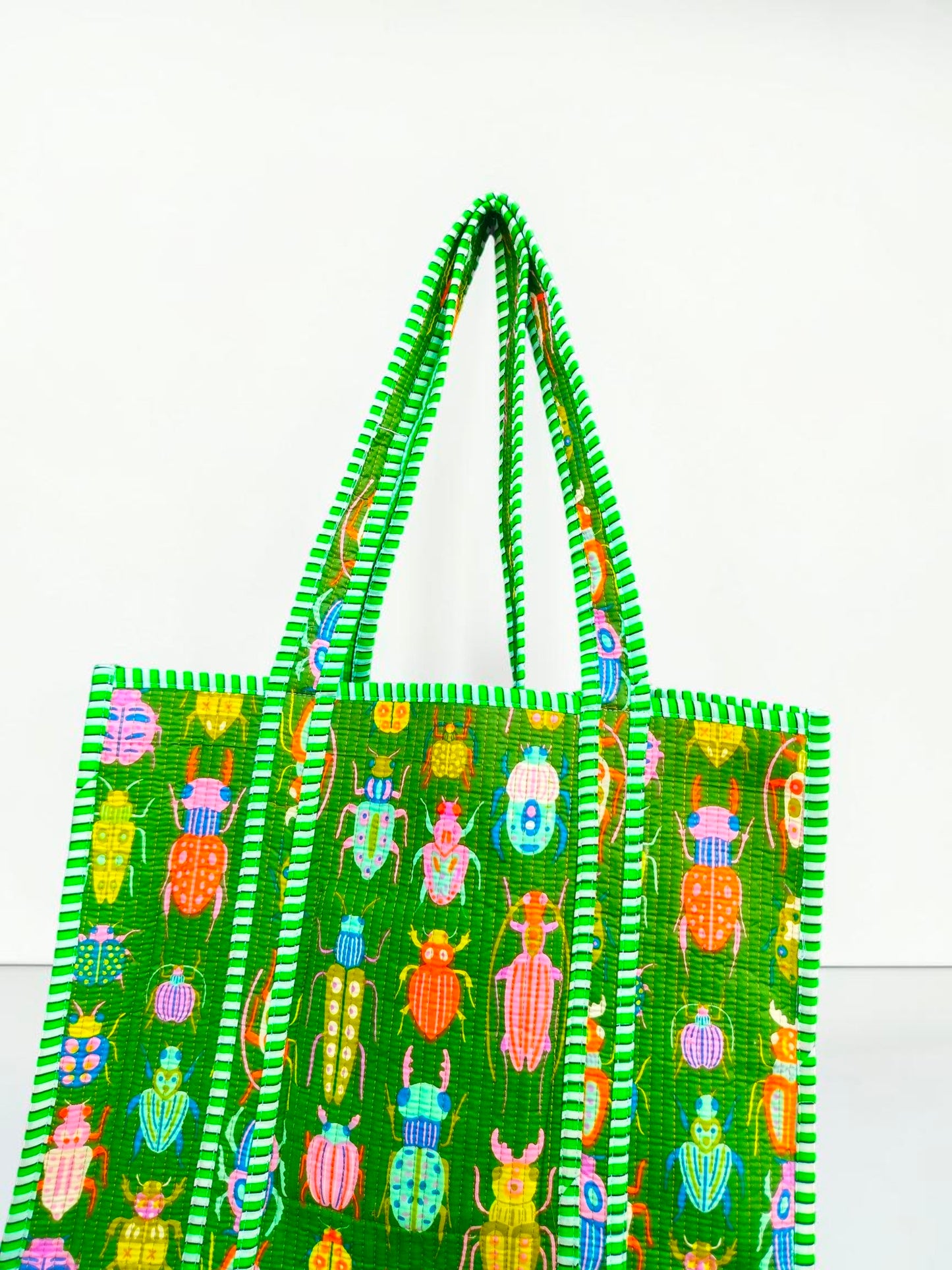 Artistic Quilted Bag – Handmade Ethnic Pattern Tote