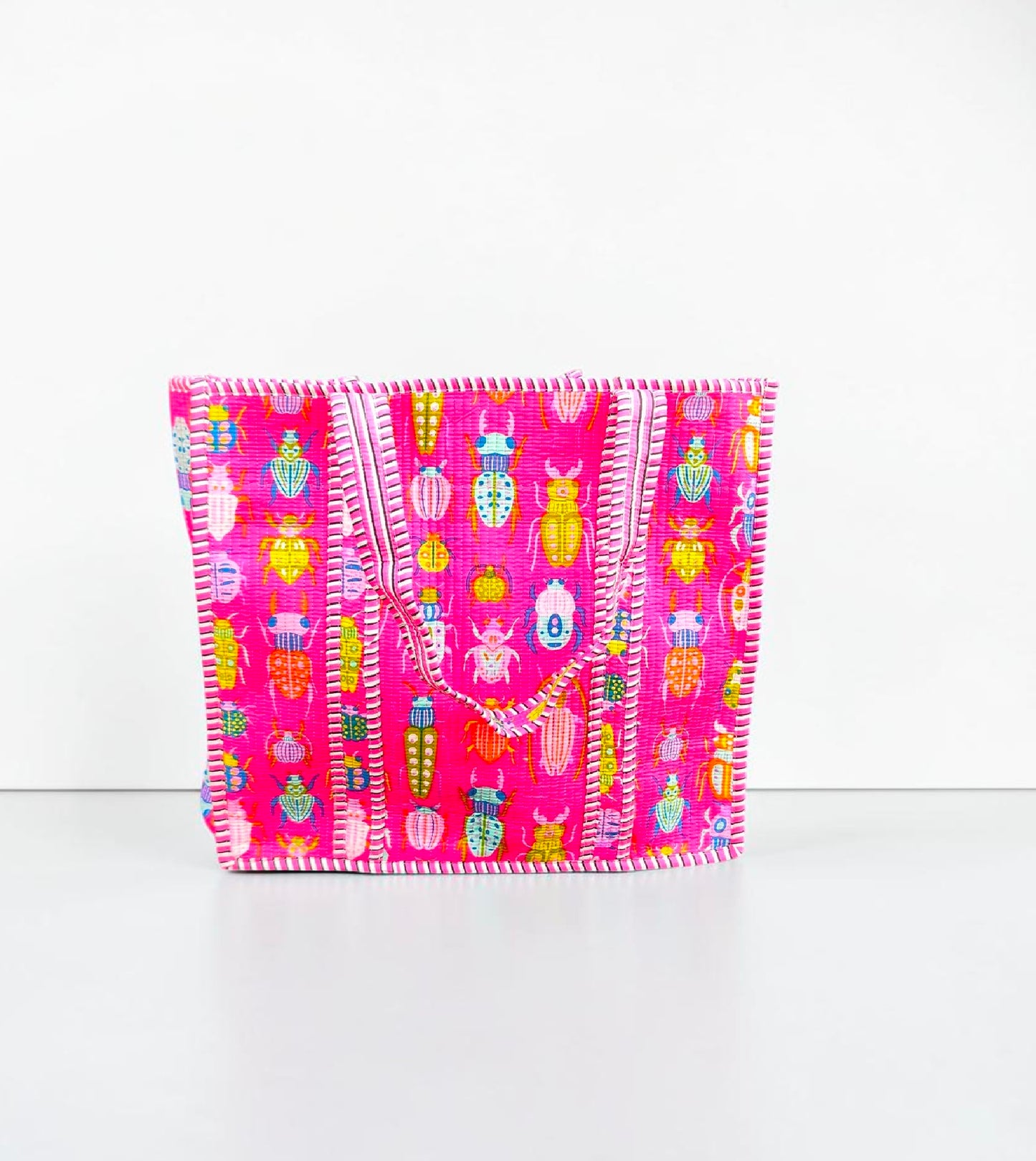 Indian Quilted Handbag – Simple, Stylish Cotton Carryall
