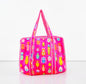 Handcrafted Quilted Tote Bag – Block Print Bohemian Style