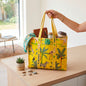 Quilted Cotton Tote Bag Sustainable Ethnic Style – Casual Everyday Eco Bag
